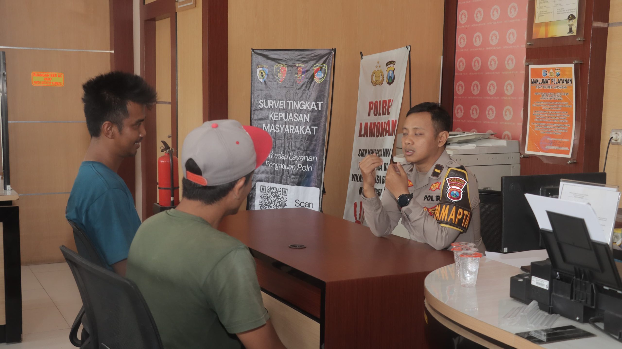 Respon Cepat Polisi, Cekcok Dua Sopir di Jalur Babat–Surabaya Berakhir Damai