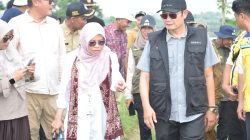 Hadapi El Nino Moderat, Dirjen Tanaman Pangan dan Bupati Lamongan Tinjau Optimalisasi Embung Sumenko