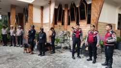 Jelang Paskah, Polres Kediri Kota Lakukan Sterilisasi Ketat di Sejumlah Gereja