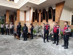 Jelang Paskah, Polres Kediri Kota Lakukan Sterilisasi Ketat di Sejumlah Gereja