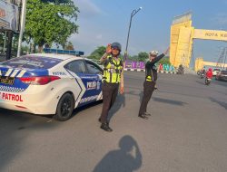 Satlantas Polres Kediri Kota Gencarkan “Sapa Pagi”, Edukasi Humanis untuk Tertib Lalu Lintas