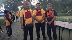 Puluhan Personel Polsek Semen Jalani TKJ di Tirtoyoso Park, Uji Ketahanan Fisik untuk Tingkatkan Layanan