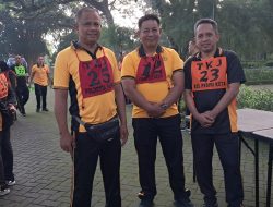 Puluhan Personel Polsek Semen Jalani TKJ di Tirtoyoso Park, Uji Ketahanan Fisik untuk Tingkatkan Layanan