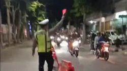 Satlantas Kediri Kota Pastikan Kepulangan Pesilat Lirboyo Berlangsung Aman dan Tertib