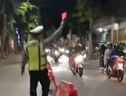 Satlantas Kediri Kota Pastikan Kepulangan Pesilat Lirboyo Berlangsung Aman dan Tertib