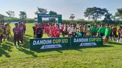 Pembukaan Dandim Cup 2026 KU-12 di Kediri Meriah, 24 Tim Siap Bertanding