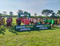 Pembukaan Dandim Cup 2026 KU-12 di Kediri Meriah, 24 Tim Siap Bertanding