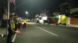 Antisipasi Gangguan Malam Minggu, Satlantas Polres Kediri Kota Gelar KRYD di Titik Rawan