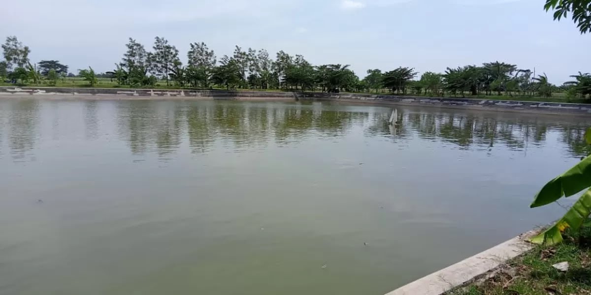 Salah satu embung di Kabupaten Kediri untuk kebutuhan pengairan pertanian (ist)