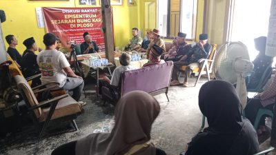 Warga Ploso Bahas Arah Pengembangan Wisata Sejarah Bung Karno