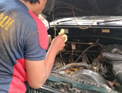 Ular Masuk Mesin Mobil, Damkar Kediri Lakukan Evakuasi