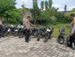 Polsek Warujayeng Amankan Puluhan Motor, Tindak Tegas Aksi Balap Liar