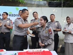 Tasyakuran Ulang Tahun Personel Polres Kediri, Perkuat Soliditas dan Kebersamaan