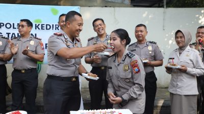 Tasyakuran Ulang Tahun Personel Polres Kediri, Perkuat Soliditas dan Kebersamaan