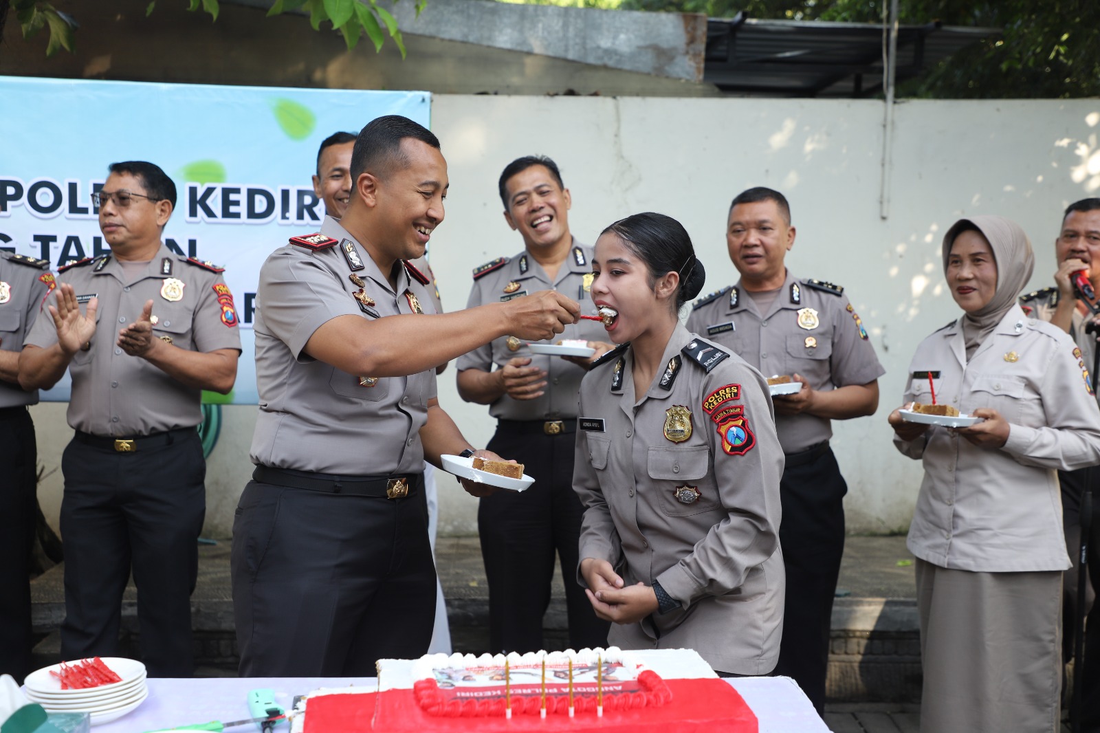 Tasyakuran Ulang Tahun Personel Polres Kediri, Perkuat Soliditas dan Kebersamaan