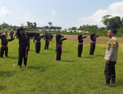 Polsek Ringinrejo Dampingi dan Amankan Latihan Silat Perguruan Silat