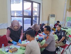 Sebanyak 200 Personel Polres Nganjuk Jalani Tes Kesehatan Menyeluruh, Ini Tujuannya