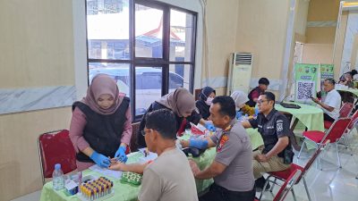 200 Personel Polres Nganjuk Jalani Tes Kesehatan Menyeluruh, Ini Tujuannya