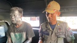 Ganggu Ketertiban, Manusia Silver Diamankan Satpol PP Kediri