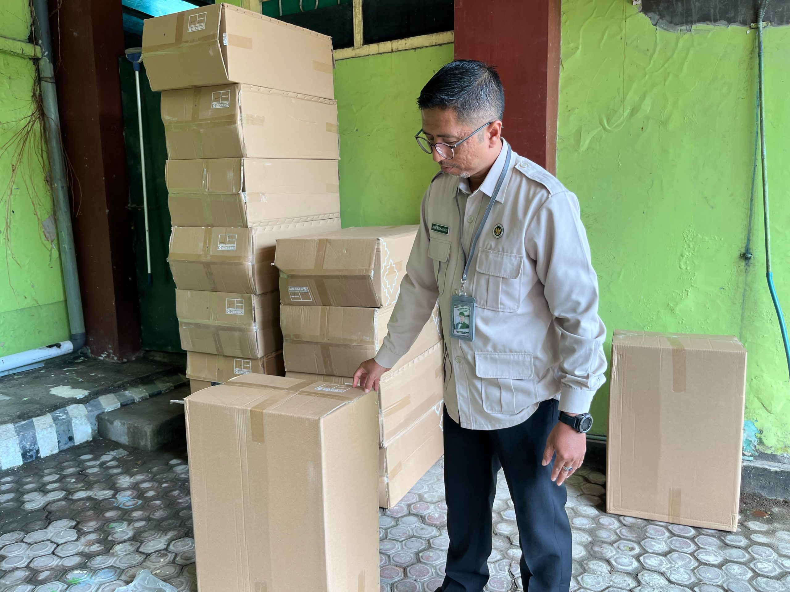 1.215 Koper JCH Kabupaten Kediri Tersalurkan, Kesiapan Logistik Hampir Rampung