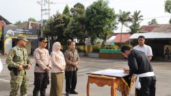 Jelang May Day, Kapolres Kediri Pimpin Apel Sabuk Kamtibmas