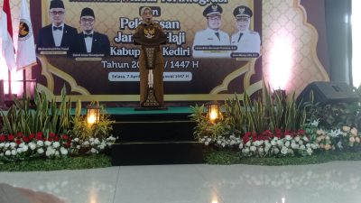Wakil Bupati Kediri Lepas Jamaah Haji Kabupaten Kediri 2026