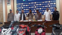 21 Hari, Polres Kediri Ungkap 5 Kasus Curanmor, 6 Motor Diamankan