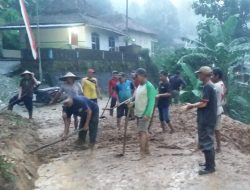 Hujan Deras Picu Longsor di Pagerwojo, Dua Tebing di Desa Kradinan Terdampak