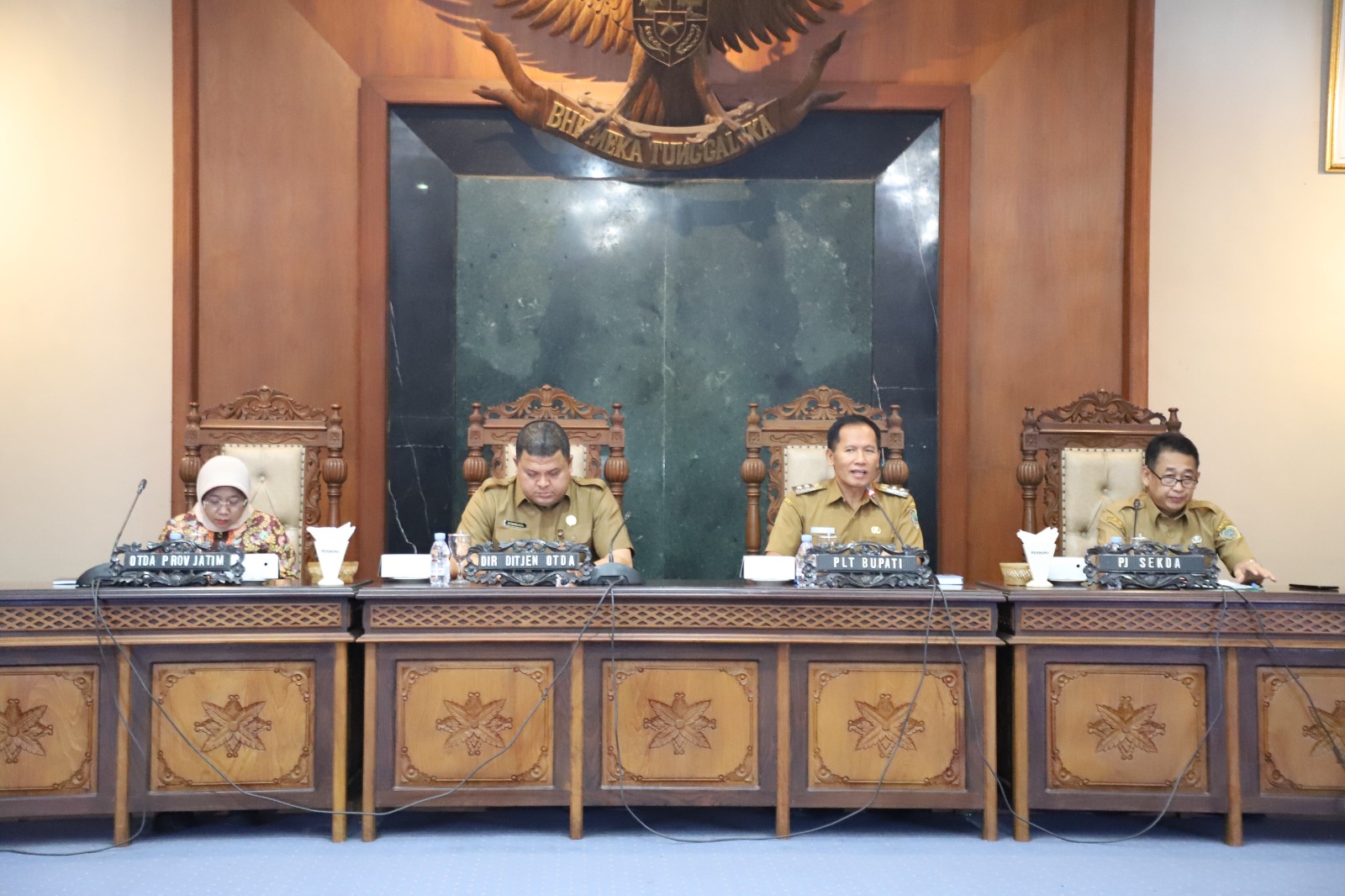 Rapat Staf Perdana Pasca OTT, Kementerian Dalam Negeri Beri Pendampingan ke Pemkab Tulungagung