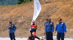 Damkar Kabupaten Kediri Latih Pekerja Tol Bandara Cegah Kebakaran