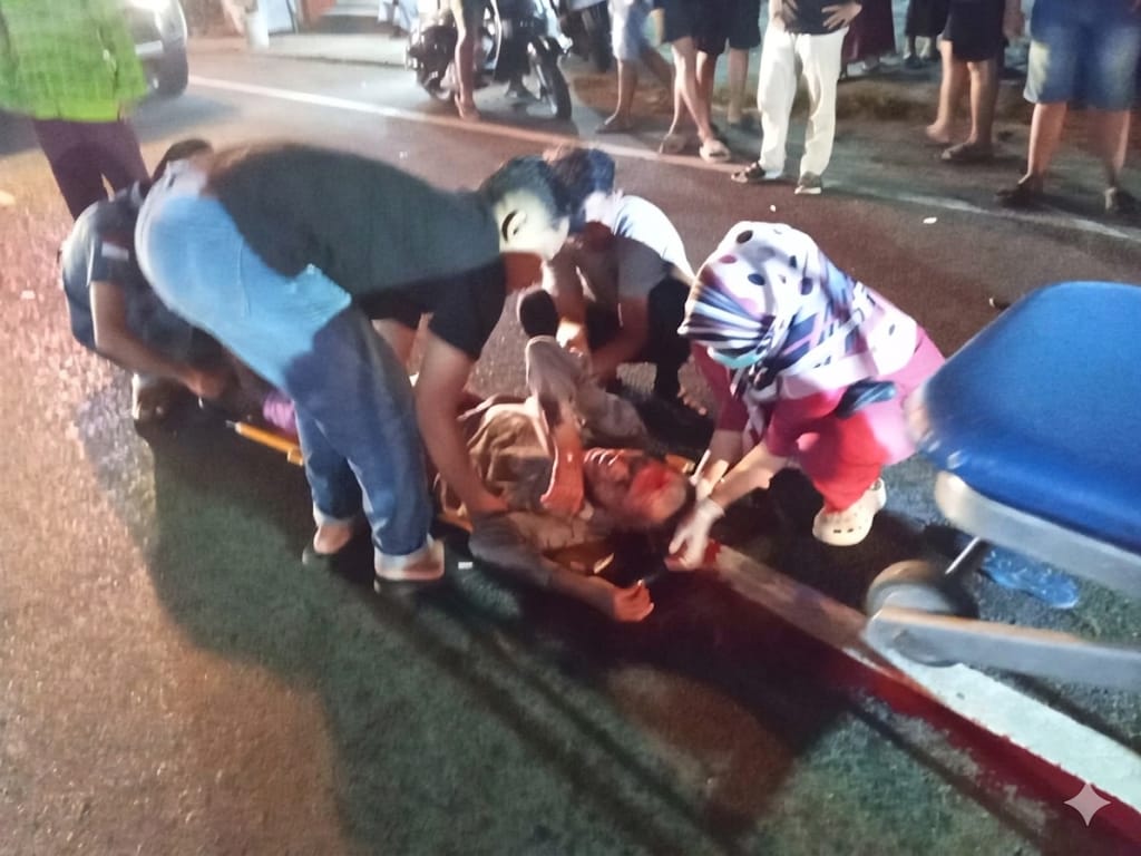 Pemotor Tabrak Dua Pejalan Kaki di Tulungagung, Pengendara Meninggal Dunia