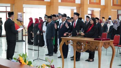 Mutasi Perdana di Pemkot Blitar, Sekda Dijadikan Staf Ahli Hukum