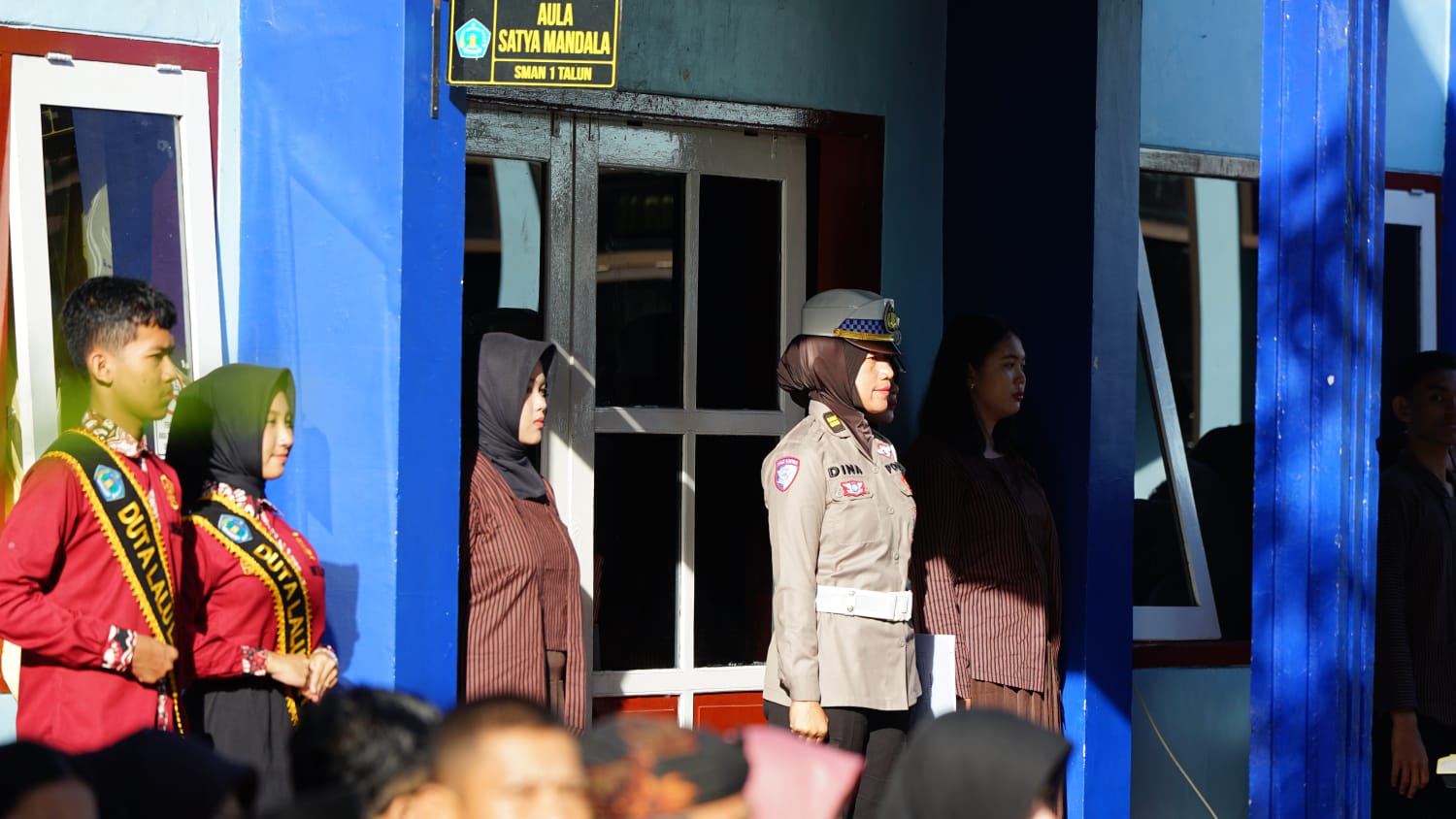 Peringati Hari Kartini, Polisi Blitar Ajak Pelajar Bijak Bermedsos dan Tertib Berlalu Lintas