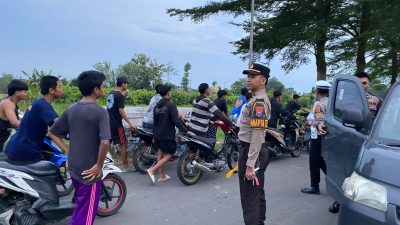 Puluhan Motor Diamankan, Polisi Bubarkan Aksi Balap Liar di Kota Blitar