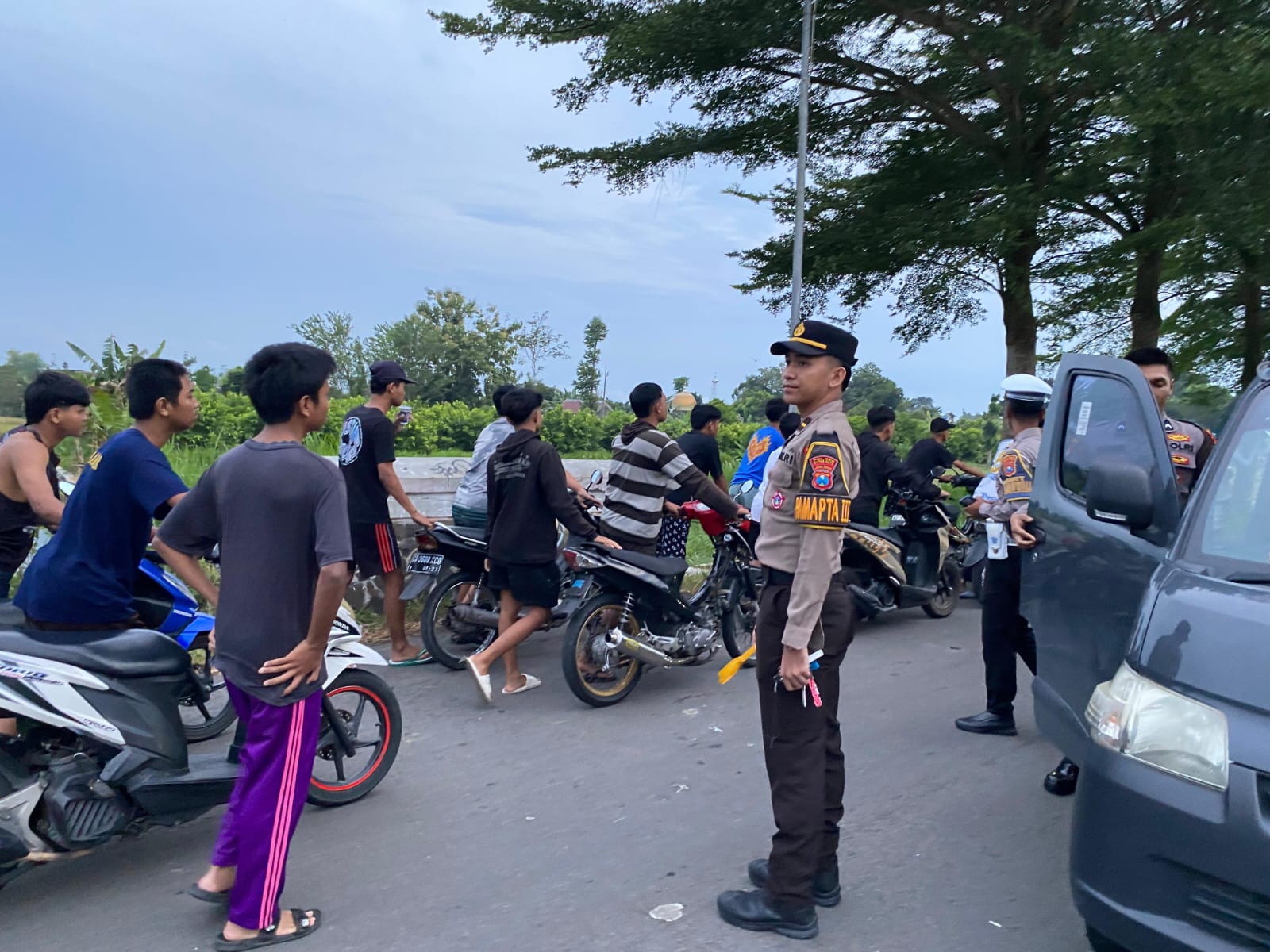 Puluhan Motor Diamankan, Polisi Bubarkan Aksi Balap Liar di Kota Blitar