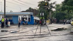 Selidiki Penyebab Laka Truk Vs KA Dhoho, Tim Polda Jawa Timur Turun Lokasi