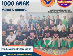Khitan Gratis untuk 1.000 Anak, Yayasan Syafaat Yatim Dhuafa Kediri Hadirkan Kepedulian Nyata