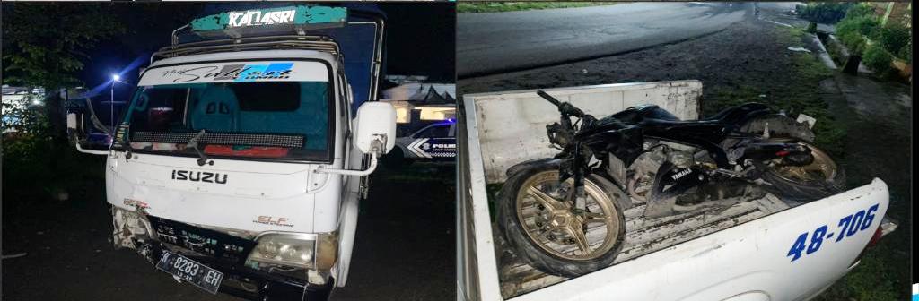 Tabrakan Vixion dan Truk di Blitar, Pengendara Tewas, Penumpang Terluka