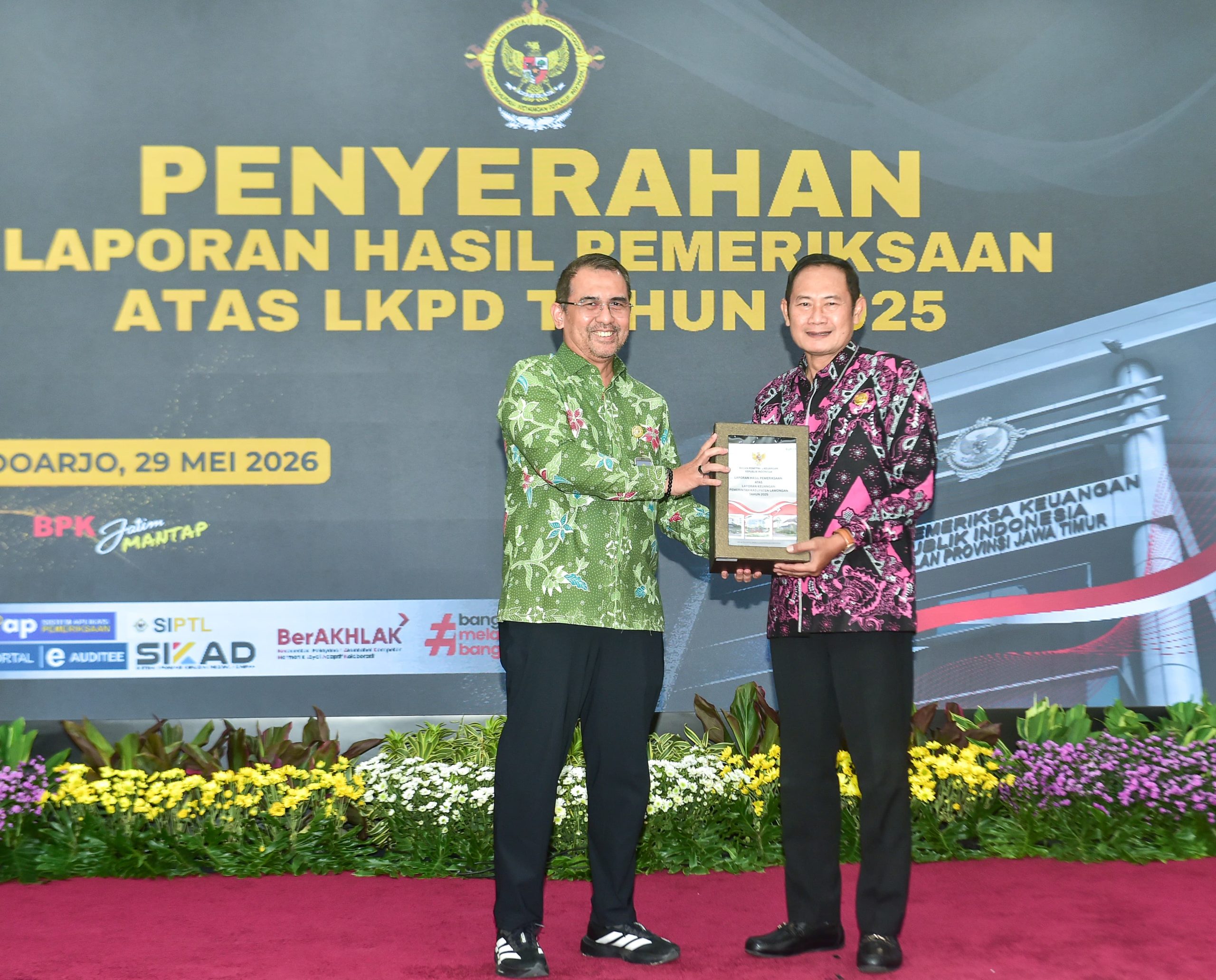 Pemkab Lamongan Pertahankan Opini WTP Selama 10 Tahun Berturut-turut