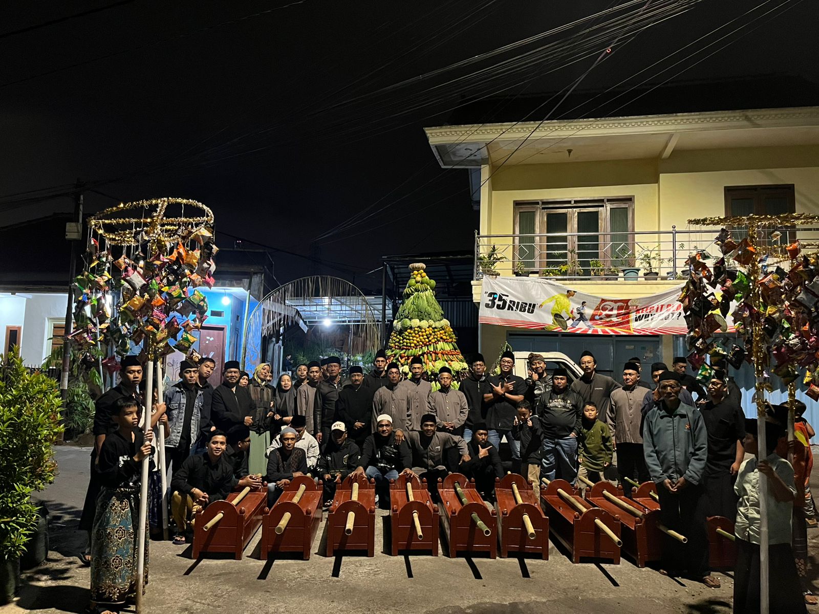Tradisi Atur Pasrah Tumpeng Bulu Bekti Warnai Hari Jadi ke-170 Desa Pesanggrahan