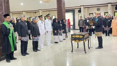 Bupati Lamongan Tegaskan Penilaian Kinerja ASN Berbasis KPI, Pengisian Jabatan Melalui Seleksi Terbuka , 34 Pejabat Resmi Dilantik