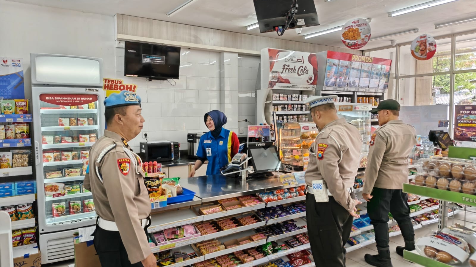 Polsek Pesantren Intensifkan Patroli Harkamtibmas, Antisipasi Kejahatan 3C