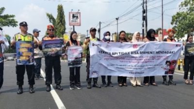 Peringati Harkitnas 2026, KAI Daop 7 Madiun Sosialisasikan Keselamatan di Perlintasan Kediri