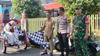 Edukasi Becak Warnai Iduladha KB Mata Bangsa, Dukung Program D’CITO Wali Kota Kediri