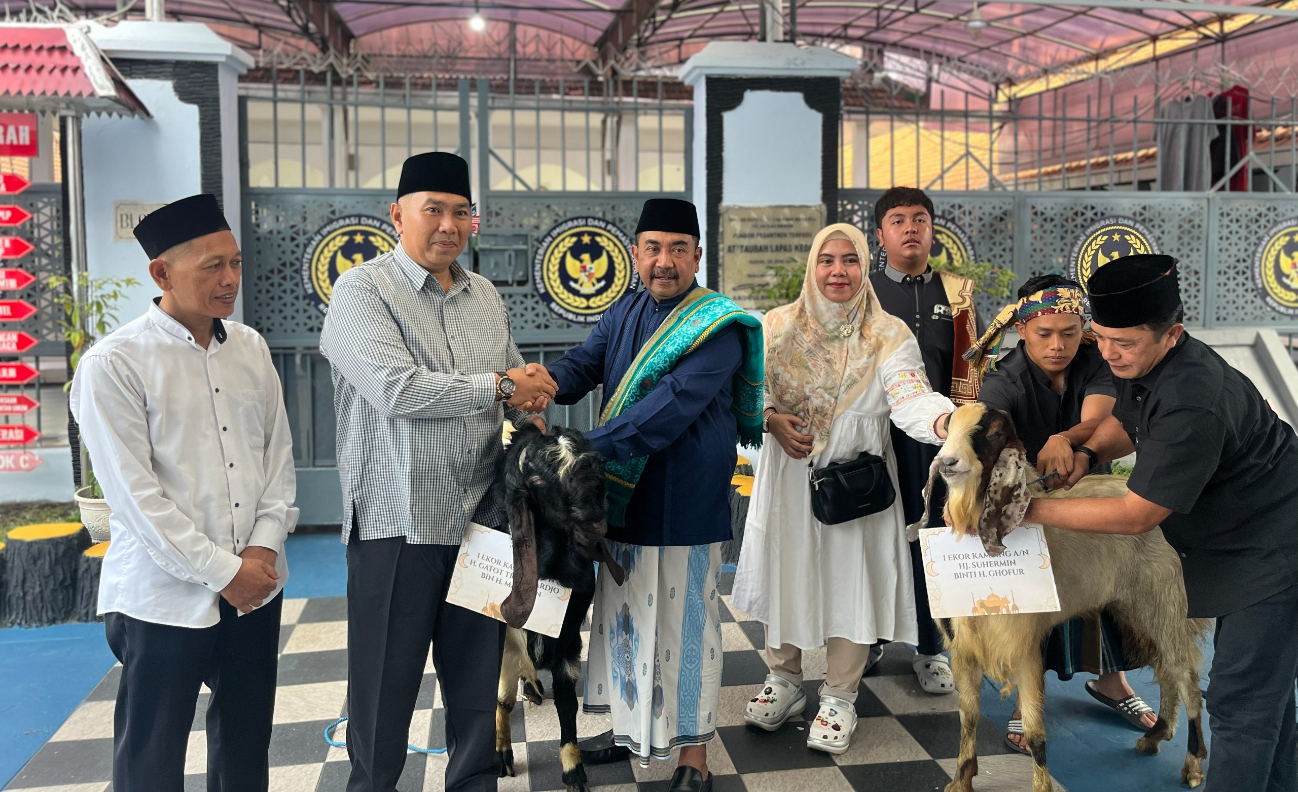 Iduladha di Lapas Kediri, Kurban Jadi Wujud Kepedulian dan Pembinaan Warga Binaan