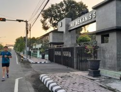 Jaga Kebugaran di Tengah Kesibukan, Dandim Dhavid Rutin Joging Demi Tubuh Tetap Prima