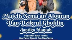 Majelis Sema’an Al-Qur’an dan Dzikrul Ghofilin Digelar di Gemenggeng, Hadirkan Gus Fahmi Djazuli dan Ning Tasya