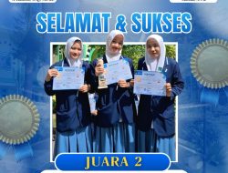 Tiga Siswi MAN 2 Kota Kediri Raih Juara 2 Lomba Essay Teknologi TECHNOFEST 2026