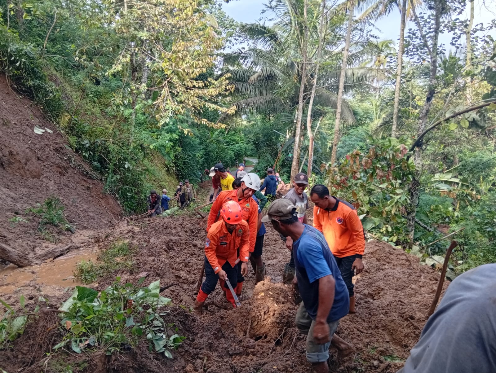 Hujan Masih Tinggi, BPBD Blitar Imbau Warga Waspada Usai Dua Kejadian Longsor