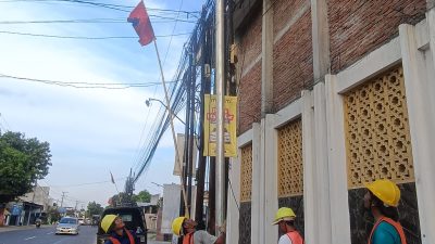 Perkim Kabupaten Kediri Pasang 86 Titik PJU Baru di Tiga Wilayah